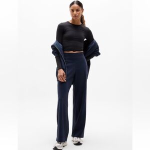 NWT-Athleta Navy Venice Wide Leg Pant, Extra Small, Small-Tall, Large